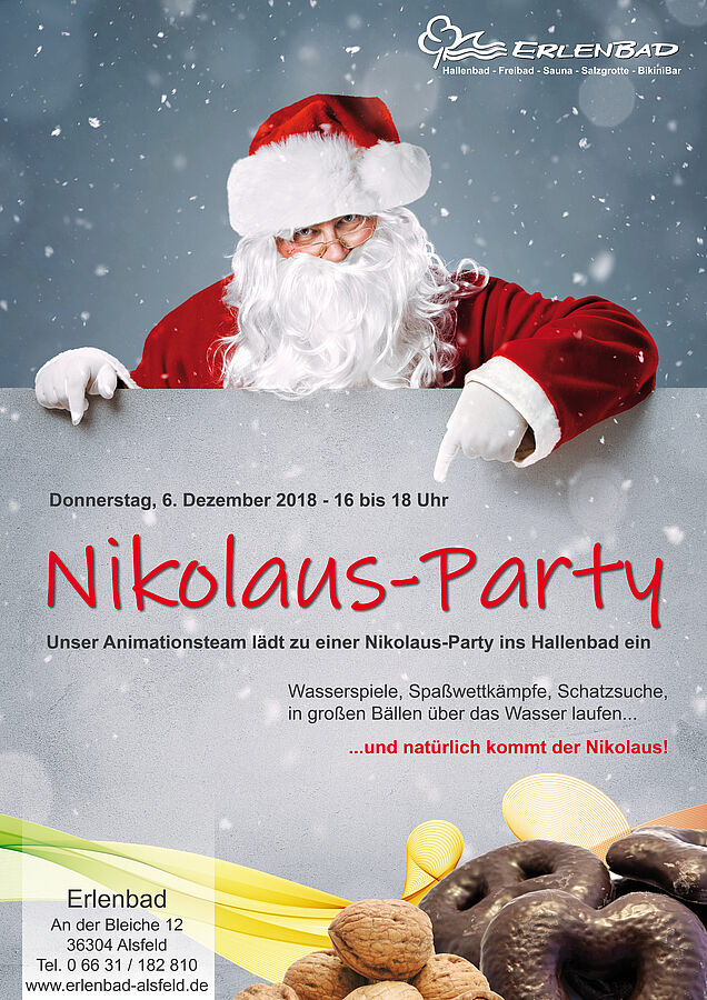 Der Nikolaus Kommt Auch Ins Alsfelder Hallenbad